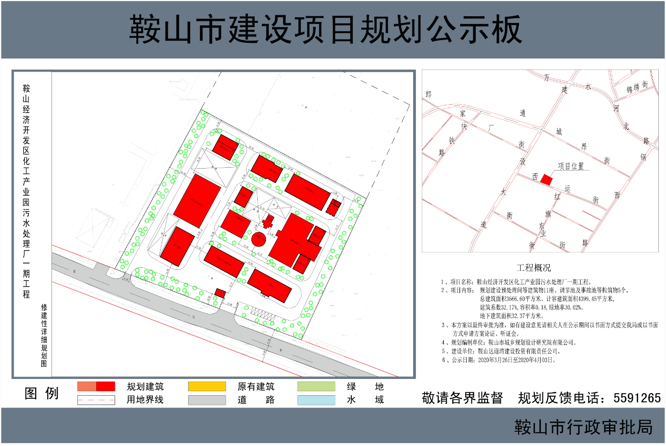 鞍山市市规划管理局最新项目