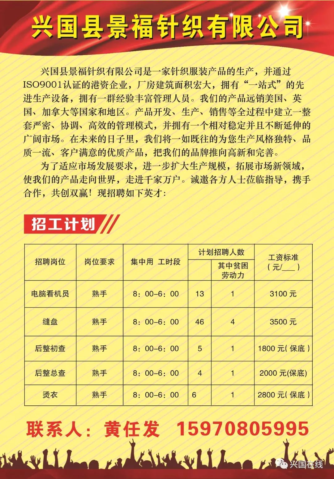 兴国县计划生育委员会等最新招聘信息