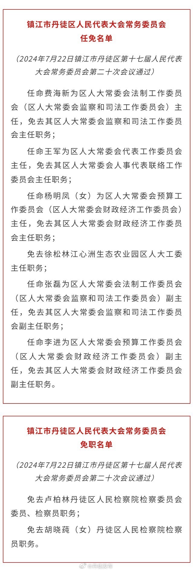 丹徒区卫生健康局最新人事任命