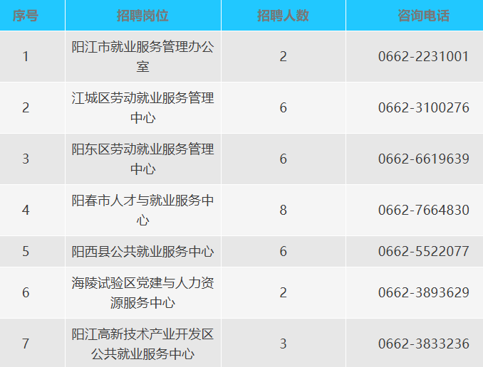 阳江市发展和改革委员会最新招聘启事